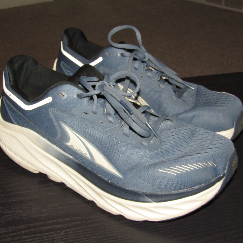 Altra Via Olympus Men's 11.5 Shoes Blue Running Walking Road Cushion Lace Up Gym
